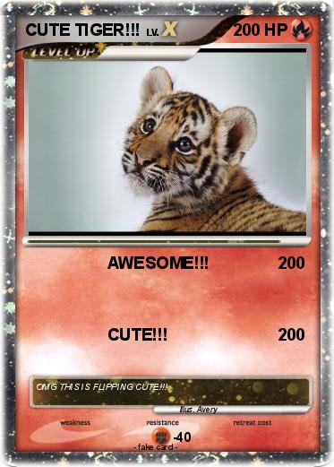 Pokemon CUTE TIGER!!!