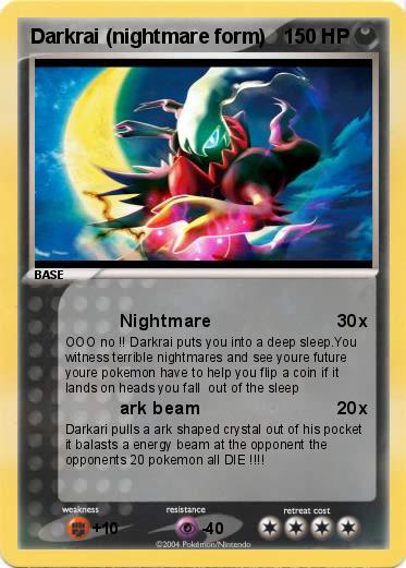 Pokemon Darkrai (nightmare form)