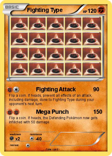 Pokemon Fighting Type