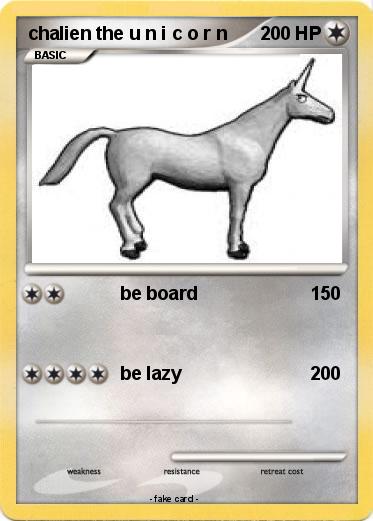 Pokemon chalien the u n i c o r n