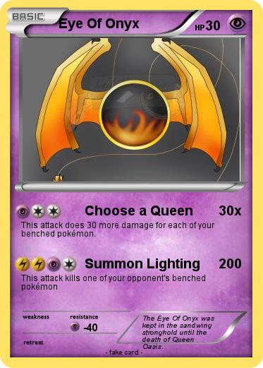 Pokemon Eye Of Onyx