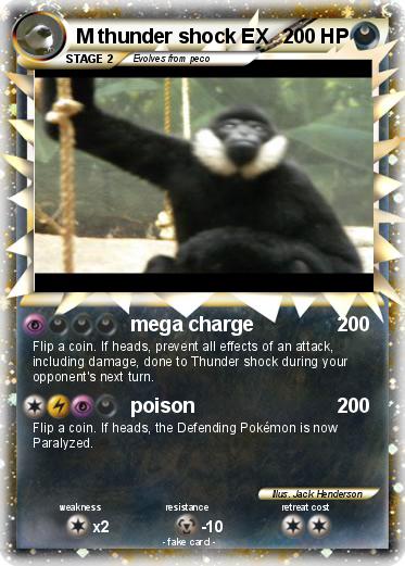 Pokemon M thunder shock EX