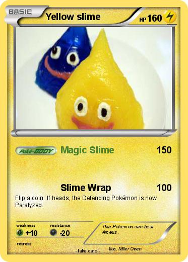 Pokemon Yellow slime