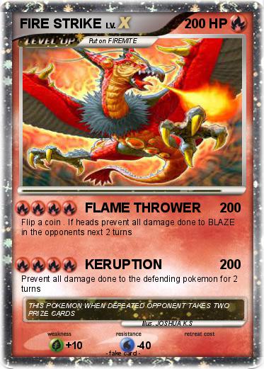Pokemon FIRE STRIKE