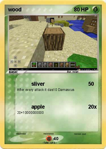 Pokemon wood