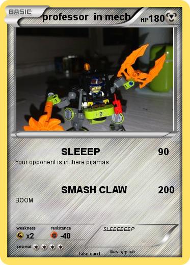 Pokemon professor  in mech