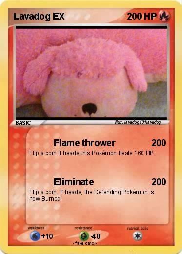 Pokemon Lavadog EX
