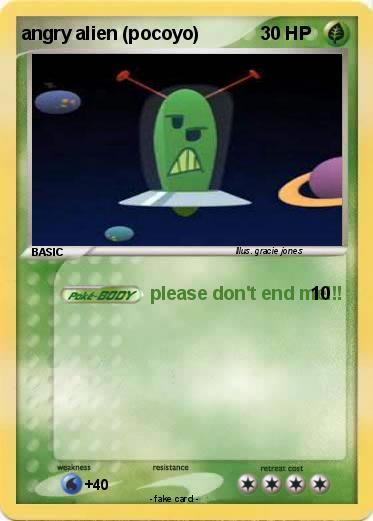 Pokemon angry alien (pocoyo)