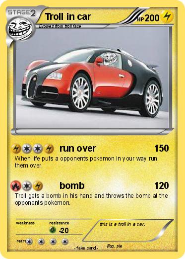 Pokemon Troll in car