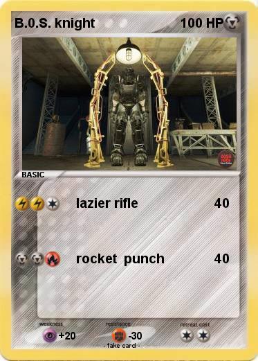 Pokemon B.0.S. knight