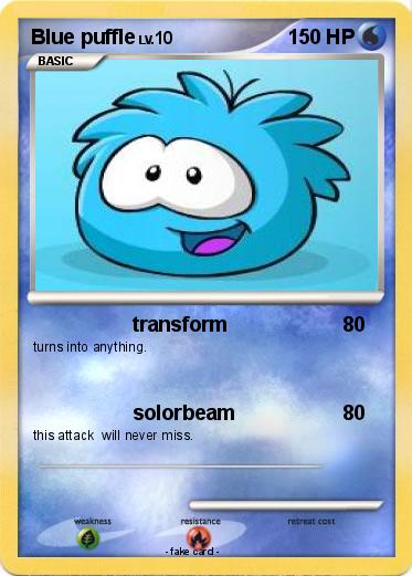 Pokemon Blue puffle