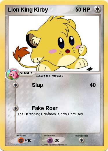 Pokemon Lion King Kirby