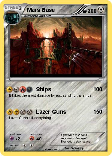 Pokemon Mars Base