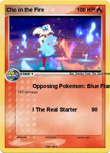 Pokemon Cho in the Fire