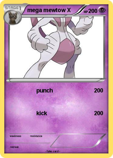 Pokemon mega mewtow X