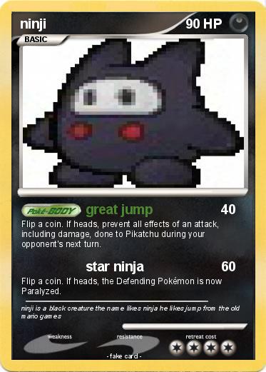 Pokemon ninji