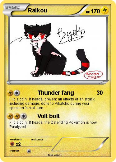 Pokemon Raikou