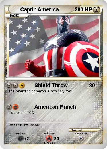 Pokemon Captin America