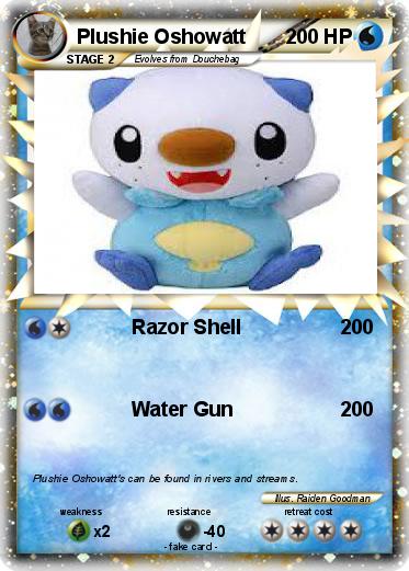 Pokemon Plushie Oshowatt