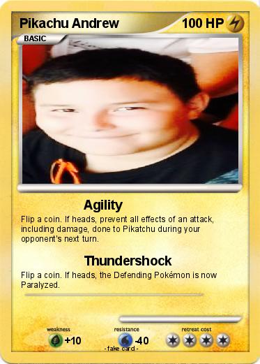 Pokemon Pikachu Andrew