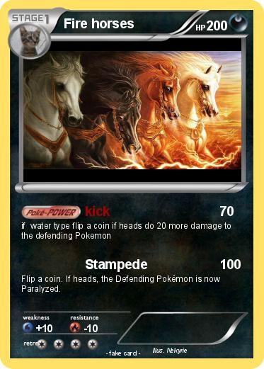Pokemon Fire horses