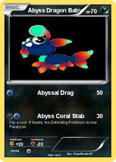 Pokemon Abyss Dragon Baby