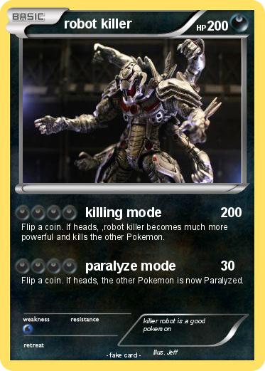Pokemon robot killer Pokemon robot killer