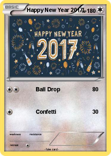 Pokemon Happy New Year 2017!