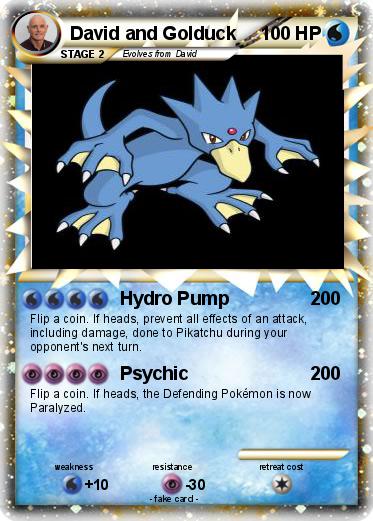 Pokemon David and Golduck