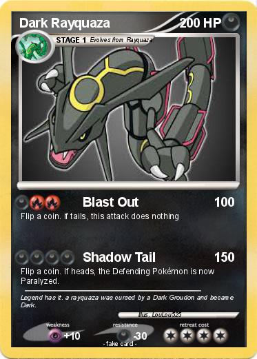 Pokemon Dark Rayquaza