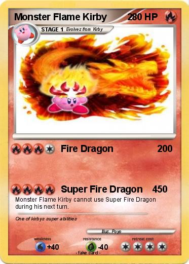 Pokemon Monster Flame Kirby        2