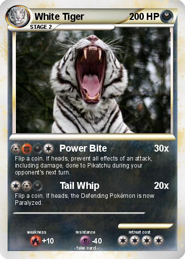 Pokemon White Tiger