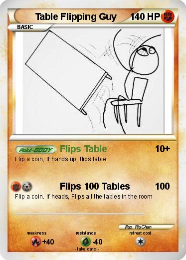 Pokemon Table Flipping Guy