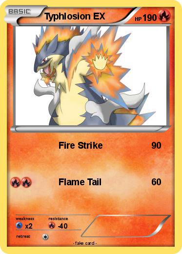 Pokemon Typhlosion EX