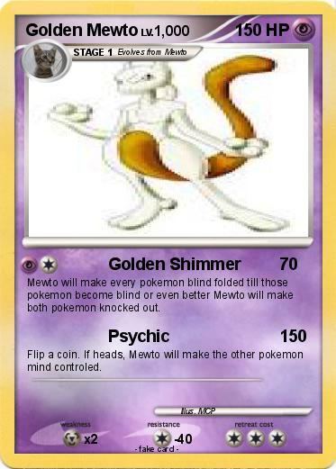 Pokemon Golden Mewto