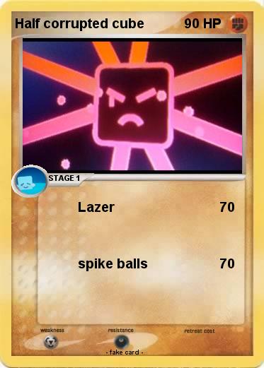 Pokemon Half corrupted cube