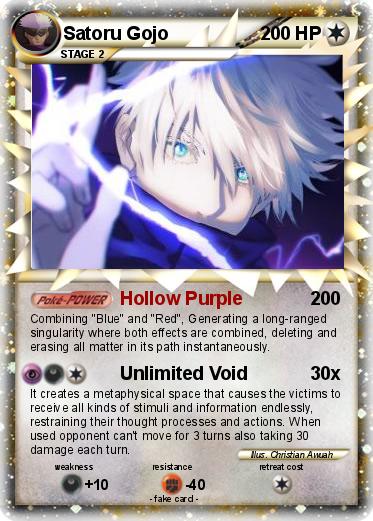 Pokemon Satoru Gojo