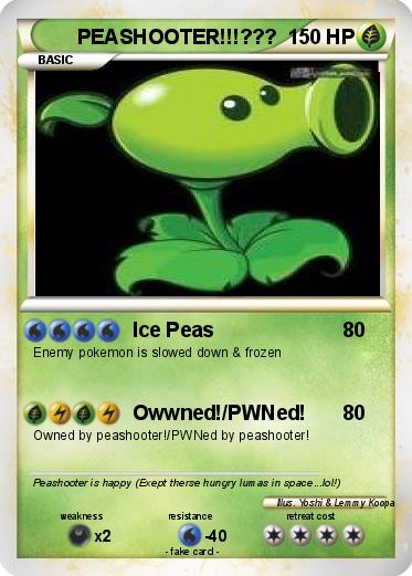 Pokemon PEASHOOTER!!!???