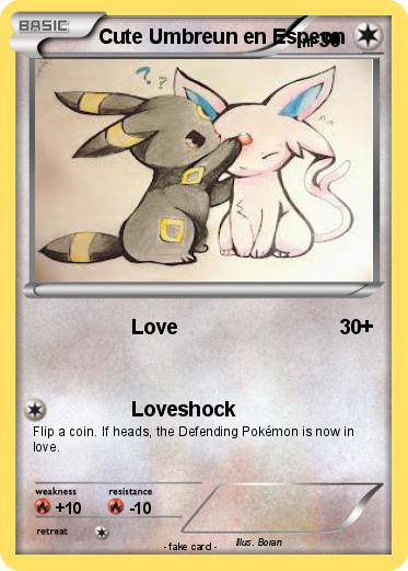 Pokemon Cute Umbreun en Espeon