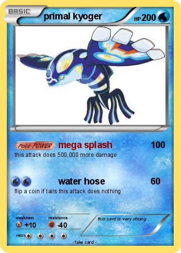 Pokemon primal kyoger