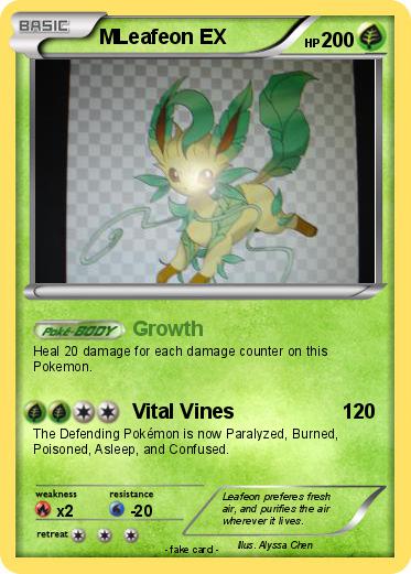 Pokemon MLeafeon EX