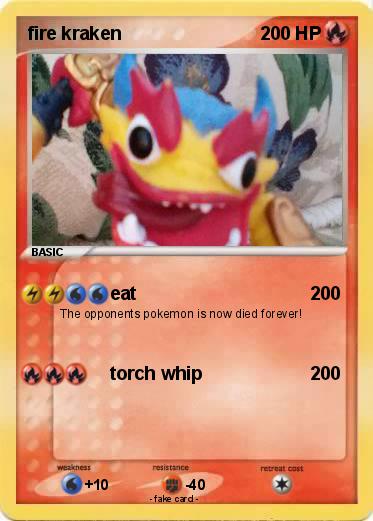 Pokemon fire kraken
