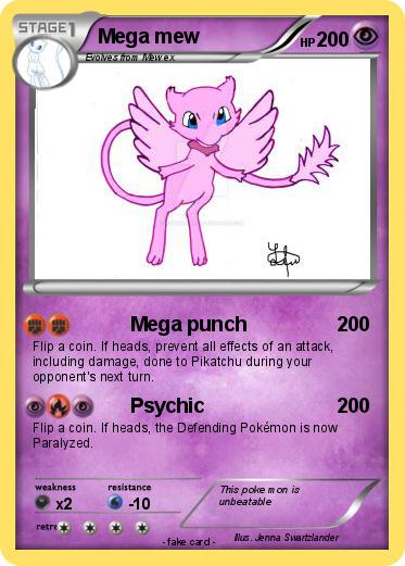 Pokemon Mega mew