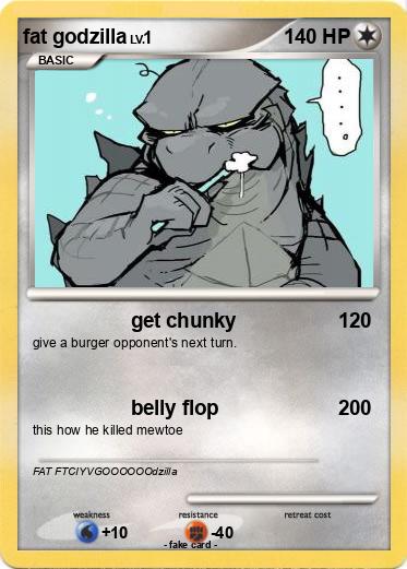 Pokemon fat godzilla
