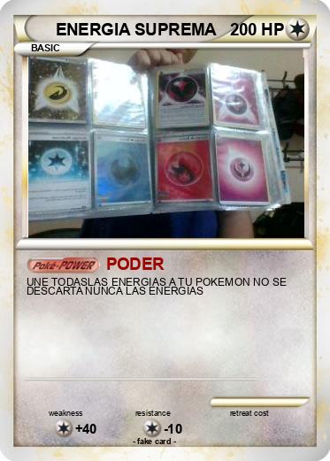 Pokemon ENERGIA SUPREMA