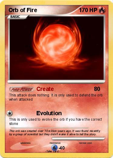 Pokemon Orb of Fire
