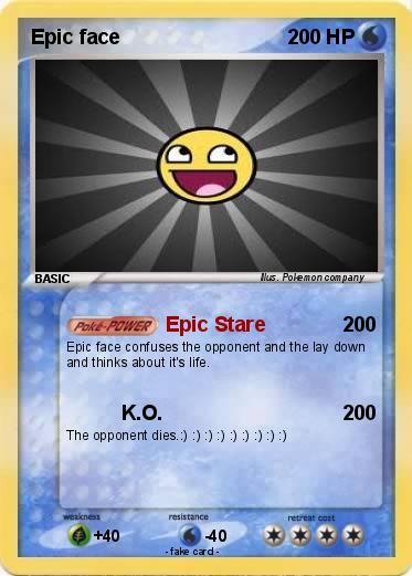 Pokemon Epic face