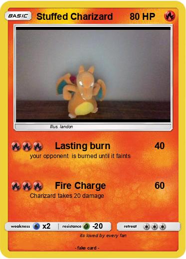 Pokemon Stuffed Charizard