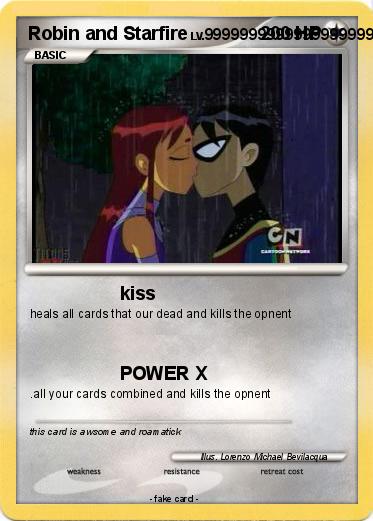 Pokemon Robin and Starfire