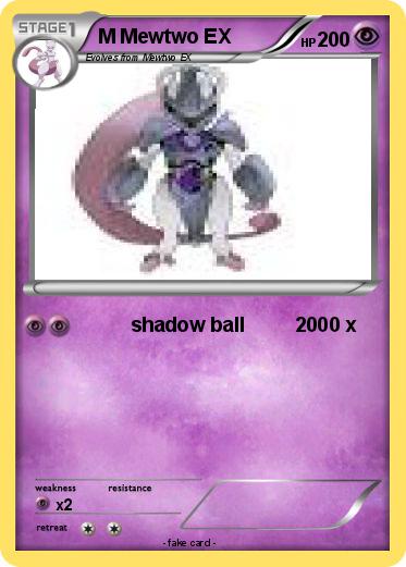 Pokemon M Mewtwo EX